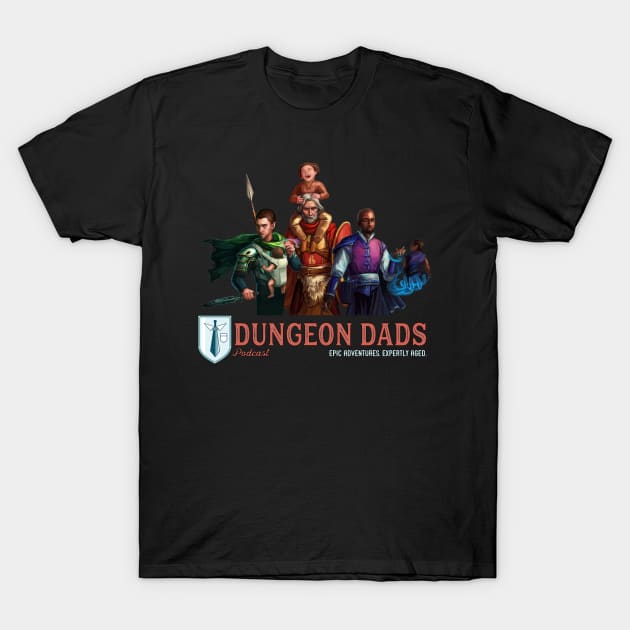 Dungeon Dads Group Portrait T-Shirt by dungeondads